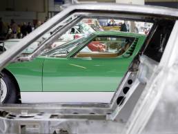 Châssis nu de la Lamborghini Miura